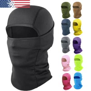 Balaclava Maschera Viso Protezione UV Sci Cappuccio Solare Tattica Maschere Complete per Uomo Donna - Foto 1 di 24