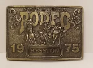 FIBBIA RODEO VINTAGE 1975 FINALI NAZIONALI LEWIS DA COLLEZIONE EDIZIONE LIMITATA HESSTO - Foto 1 di 19