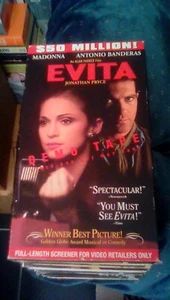 Evita RARE Hollywood Pictures Demo Tape Screener Promo Video (1997) VHS Madonna - Picture 1 of 2