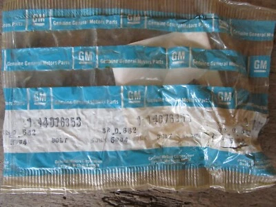 NOS GM Crankshaft Pulley bolt pn 14076353 - Image 1 of 3