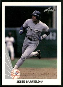 1990 Leaf #201 Jesse Barfield - Picture 1 of 2