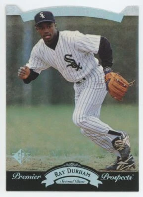 1995 Upper Deck SP Premier Prospects Die Cast Ray Durham novato Chicago blanco Foto 1 de 2