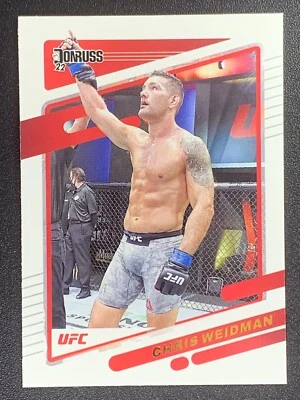 UFC Chris Weidman 128 Donruss UFC Card 2022  - Image 1 of 2