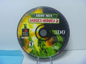Army Men: Sarge's Heroes 2 (Sony PlayStation 1, 2000) solo disco - Imagen 1 de 1