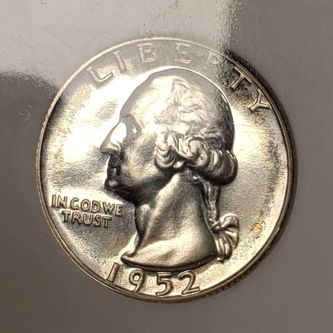 1952 25c Washington Quarter - Proof - Looks CAMEO - Toning - NGC PF 68 - B2682 Cover
