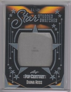 2023 Leaf Pop Century Star Studded Swatches Silver #SSS-20 Diana Ross #/40 054-C
