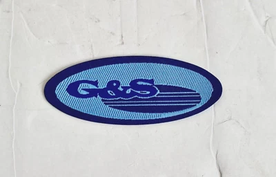 Vintage G&S Gordon Smith Fabric Patch Sew On Surfing Surfer Surfboard Surf NOS - Image 1 of 2