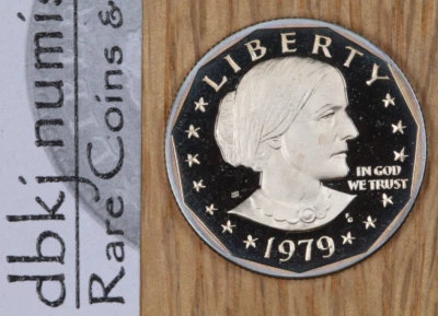 1979-S SBA Susan B Anthony Dollar $1  - Type 2 - Clear S - Choice to Gem Cameo - Image 1 of 4