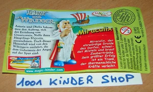KINDER 2S-258 ASTERIX VIKINGS WIKINGER MIRACULIX BPZ(D) - Photo 1/1