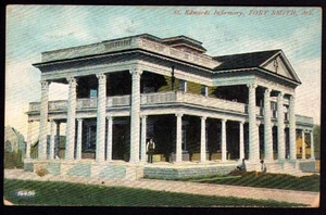 Postcard Arkansas AR Fort Smith 1909 St. Edwards Infirmary - Picture 1 of 2
