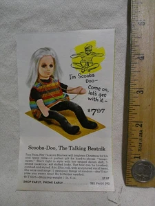 1965 Mattel Scooba Doo Puppe Werbeclip Beatnik Fun VINTAGE seltsam - Bild 1 von 1