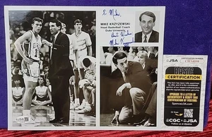 DUKE Basketball Mike Krzyzewski NCAA Coach Autograph Auto singed 8x10 JSA COA - Picture 1 of 6