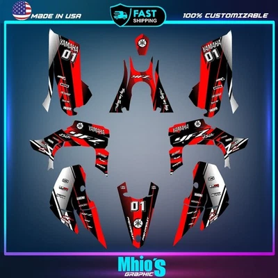 Kit Graphique pour YAMAHA YFZ 450R 2014-2022 - Photo 1/4