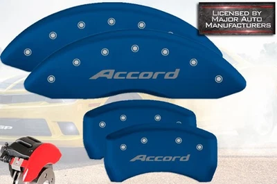 Honda "Accord" 2018-2023 1,5 L T delanteras + traseras azules MGP cubiertas de pinza de disco de freno Foto 1 de 4