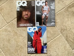 GQ Magazines Sept. - Nov. 2025 Travis Kelce, Glen Powell & SHAI (Lot of 3) - Bild 1 von 10
