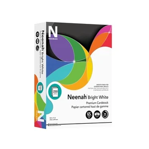 Neenah Bright White Bright White Karton, 96 hell, 65 Pfund Bezugsgewicht, 8... - Bild 1 von 6