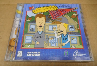 Vintage 1998 MTV's Beavis and Butt-Head: Do U PC CD-Rom Windows 95 See Photos - Image 1 of 4