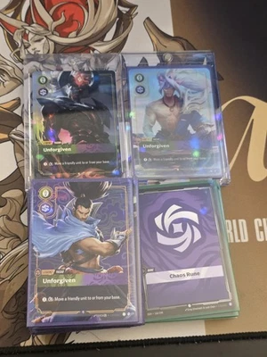 Yasuo Riftbound TCG Deck | Tournament Ready | Alt arts | 🟢🟣 NM with Extras - Image 1 of 4