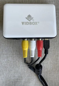 Vidbox VCDE8 Video Conversion VHS Beta 8mm Camcorder Tapes Convert to DVD for PC - Zdjęcie 1 z 7