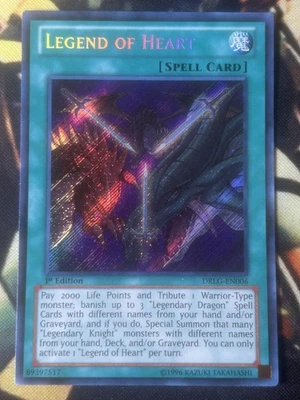 Yugioh: Legend Of Heart - DRLG-EN006 - Secret Rare - 1st Edition - NM - Image 1 of 2