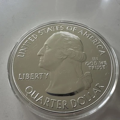 2017 5 oz Silver ATB George Rogers Clark National Park, IN - IN CAPSULE  - Image 1 of 4