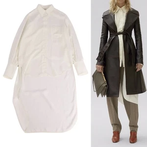Celine Phoebe Philo 2017 Fall Lookbook White Long Sleeve Shirt Size38 - Picture 1 of 9