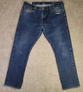 Polo Ralph Lauren Jeans Men 38X32 Blue Denim Dark Wash Hampton Straight - Picture 1 of 13