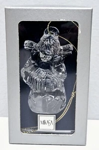 Mikasa Crystal Glass "Heavenly Music" Accordian Angel Ornament with Box - Picture 1 of 7