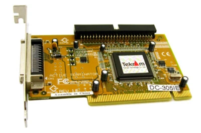 Tekram PCI SCSI Controller Card DC-305IE (BRAND NEW) - Image 1 of 4