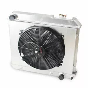 Ventilador de cubierta de radiador de 3 filas para panel de camioneta Chevy 1961-1966 62 63 C10 C20 C30 K10 - Imagen 1 de 12