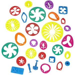 Gum Paste Flower Cut-Out Set, 28-Piece, Craft Gum Paste Flowers, Assorted - Picture 1 of 4