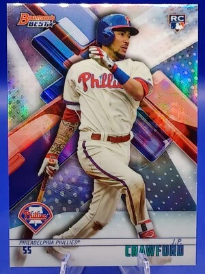 2018 Bowman's Best JP Crawford RC Rookie Card Refractor #38  - Image 1 of 2