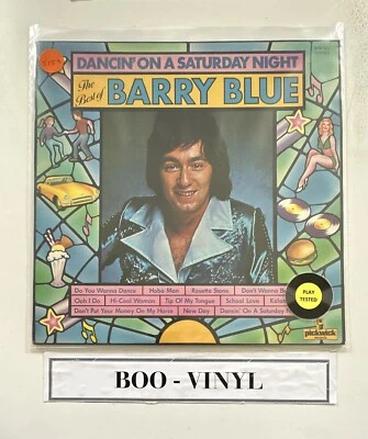 Barry Blue - The Best Of ~ Dancin' On A Saturday Night Lp Vinyl Record EX/EX Foto 1 de 4