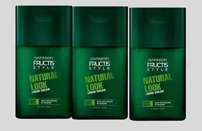 Лот из 3 жидких кремов Garnier Fructis мужской стиль натуральный вид низкая фиксация 4,2 флоц - Изображение 1 из 3