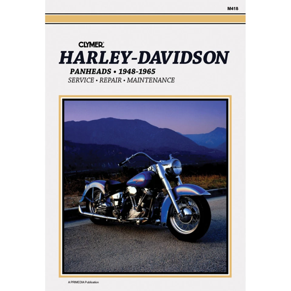 Libro físico CLYMER para Harley-Davidson Panhead 1948-1965 | M418 Foto 1 de 1