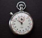 Vintage Cycle 1/10 Th Made In Great Britan Stop Watch Timer For Parts/ Repair