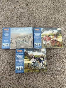 3 IMEX American History Models NEW 1:72 Revolutionary Crimean 7217 554 555 - Picture 1 of 5