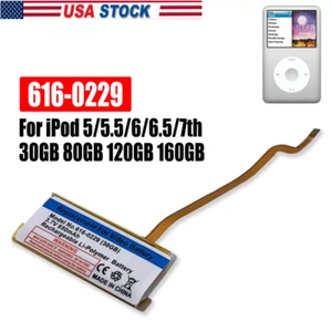 New Replacement Battery for iPod 5th - 7th Generation Video Classic A1136 A1238 - Picture 1 of 7