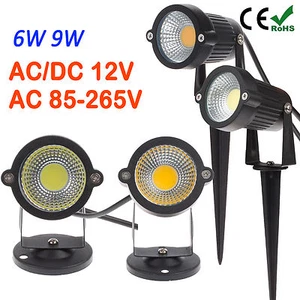 6W 9W COB Outdoor LED Landscape Garden Wall Path Flood Spot Light Lamp Bulb LTW - Picture 1 of 11