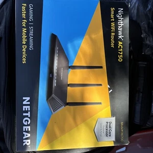 Netgear Nighthawk R6700v2 AC1750 Inteligentny router WiFi Dual Band 2,4GHz 5GHz NOWY - Zdjęcie 1 z 4