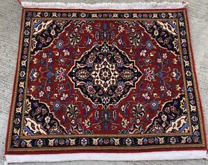 Tapis Persan Käshan 95x75cm Irän Noué Main rugs Alfombra Tappeto Teppich Carpet