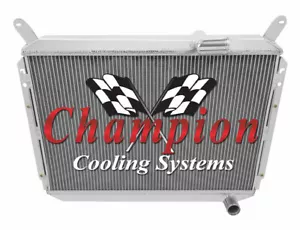 RS Champion 2 Row All Aluminum Radiator for 1984 - 1989 Nissan 300ZX V6 Engine - Picture 1 of 7