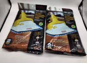HAAN MF-2P ULTRA MICROFIBER CLEANING PADS STEAM FLOOR SANITIZERS --Two 2 Packs - Picture 1 of 6