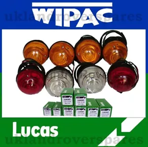 LAND ROVER DEFENDER LAMP LIGHT SET - INDICATOR, SIDE LIGHT & TAIL LAMP SET >1993 - Picture 1 of 11