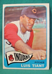 Tarjeta de novato 1965 Topps #145-Luis Tiant-Cleveland Indians-#3659 - Imagen 1 de 2