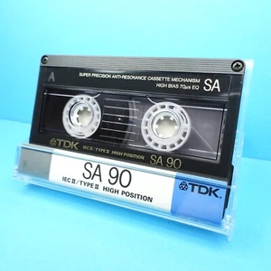🍒 1x TDK SA 90 * IEC II Type 2 * Tape Cassette Kassette Casete кассета * 1988 - Picture 1 of 4