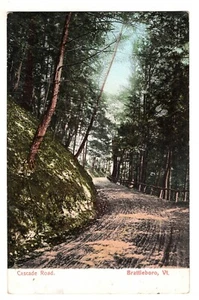 Cascade Road Brattleboro Vermont Postcard VT - Picture 1 of 2
