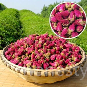 50 g bocciolo di rosa rosso biologico boccioli di rosa fiore floreale erbe essiccato tè salute - Foto 1 di 4