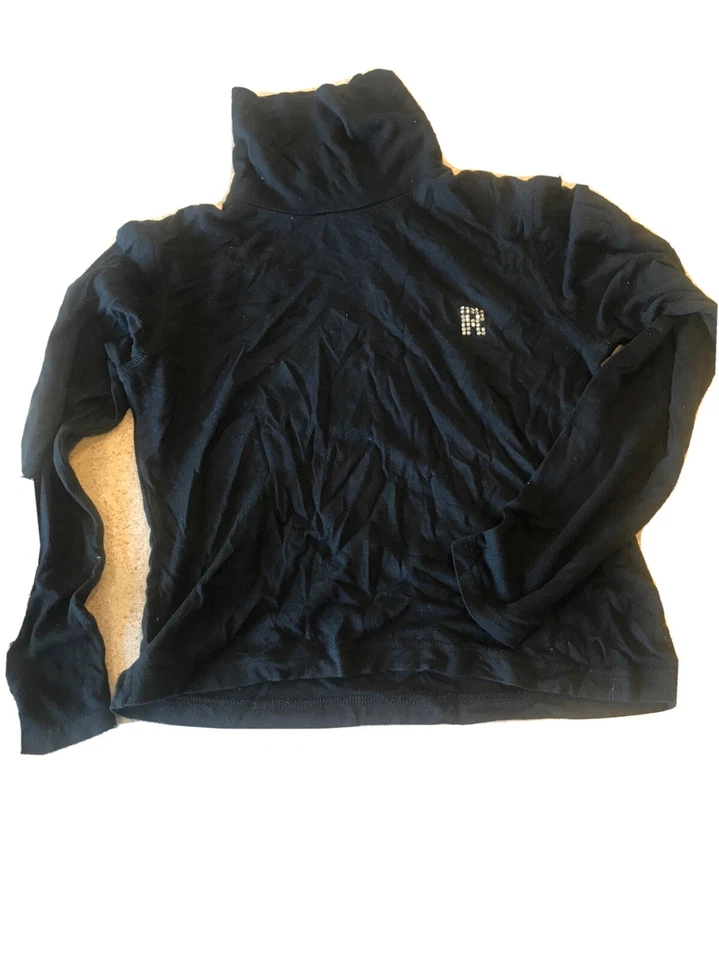 Sonia Rykiel Negro Embellecido Cuello Tortuga Niñas 8 Foto 1 de 4