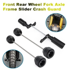 For Speed 400 Scrambler 400X Front Rear Wheel Fork Axle Frame Slider Crash Guard - Picture 1 of 24